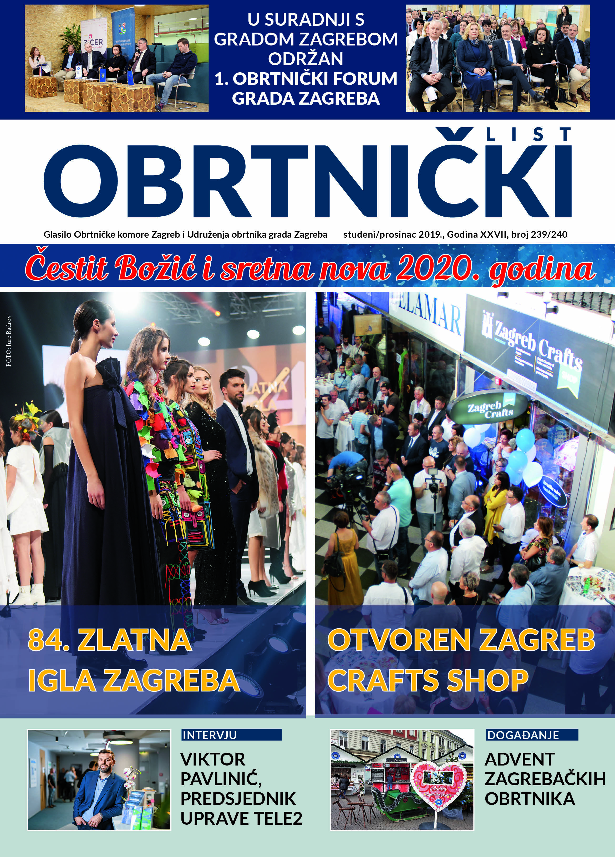 Obrtnički list 239 240 - Naslovnica